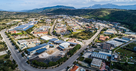 Raccolta differenziata porta a porta nella zona industriale di Pratosardo